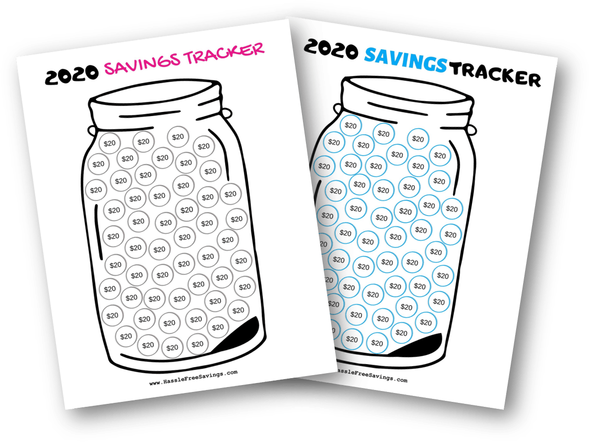 2020 Money Saving Challenges with Free Printables - Hassle Free Savings
