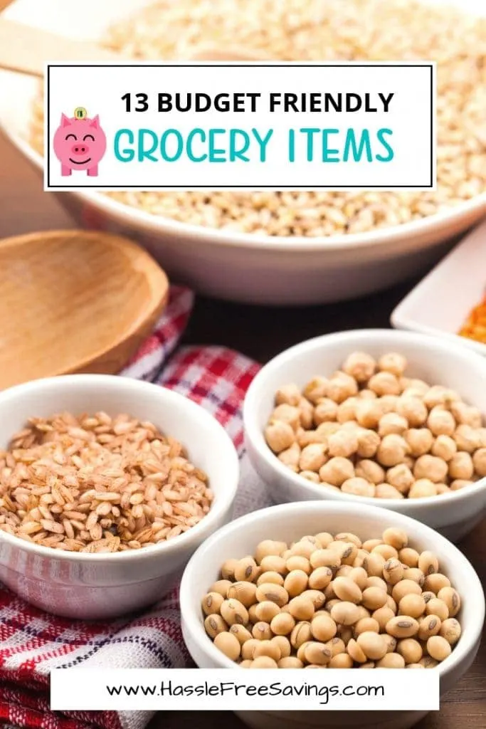 13 budget friendly grocery items