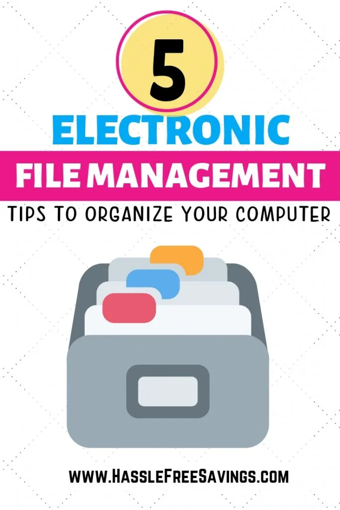 electronic file management tips