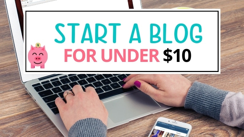 start a blog cheap
