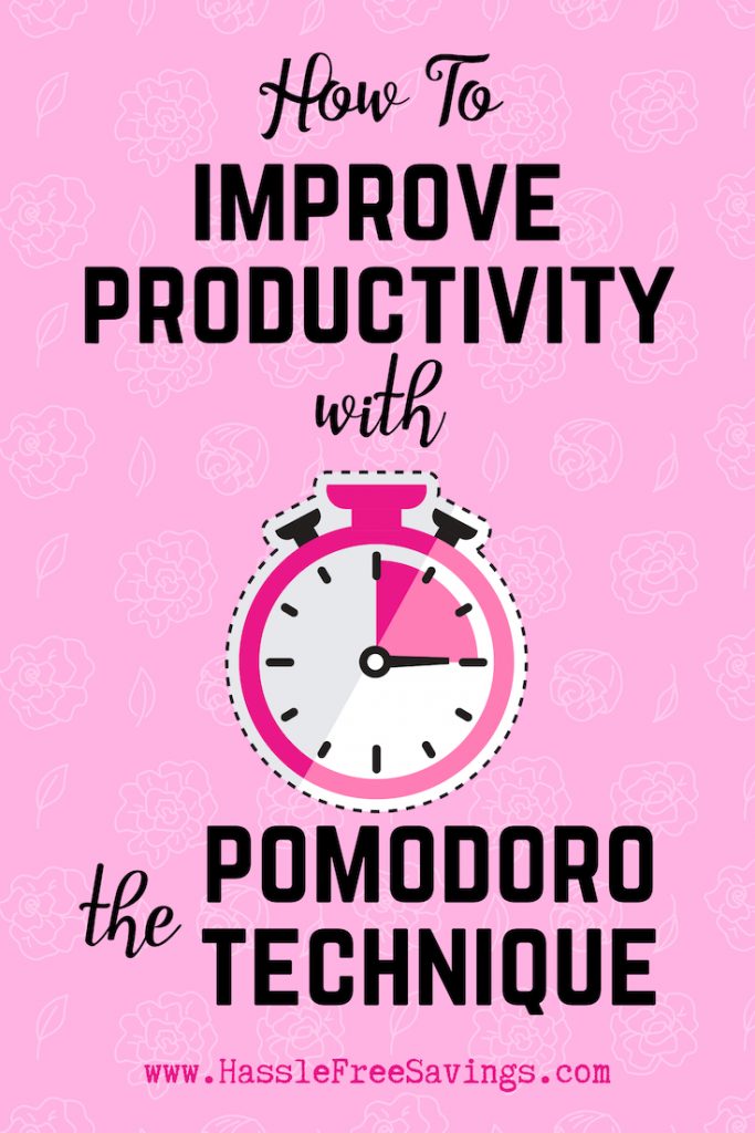 improve productivity with the pomodoro technique