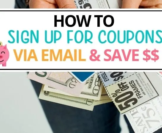 blog header woman holding money and coupon