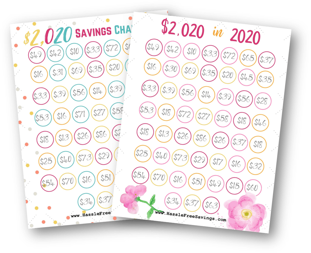 52 week money challenge printable 2020