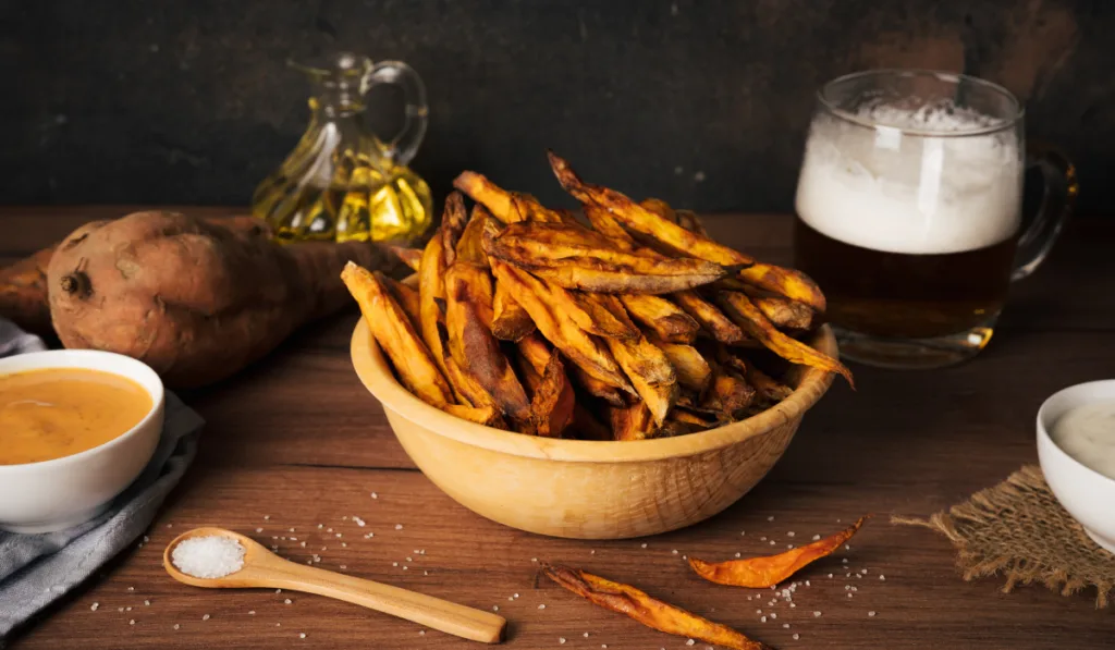 healthy homemade sweet potato fries
