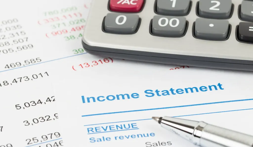 income statements document
