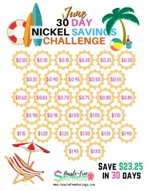 June Savings Challenges - Hassle Free Savings