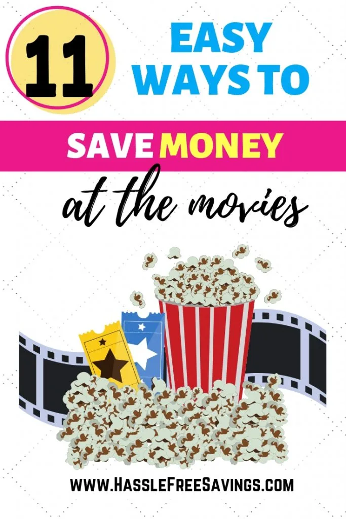 popcorn on top of movie real, pinterest image